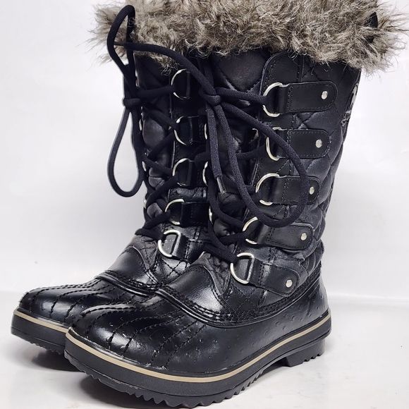 Sorel TOFINO II Waterproof Lace up Quilted Winter Boots size 5 - Picture 5 of 10